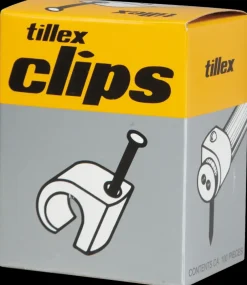 Clips 8-12 mm - grå Kabelclips
