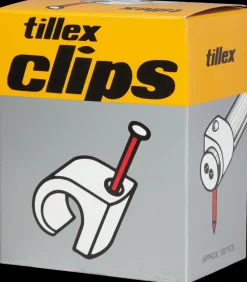 Outlet Clips 12-16 mm - grå Kabelclips