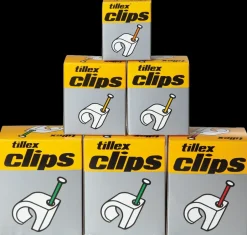 Outlet Clips 3-5 mm - klar Kabelclips