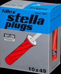 Online Plugs pan 5 x 55 mm - rød 25-pak Dyvler Og Plugs