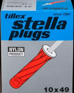 Sale Plugs pan 5 x 80 mm - rød 25-pak Dyvler Og Plugs