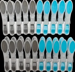 Discount Tøjklemme plast med soft-grip 20-pak Tørrestativer Og Tøjklemmer
