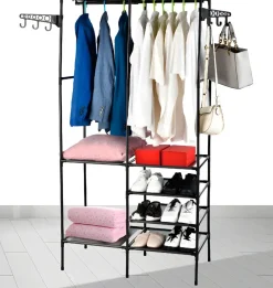 Clearance Tøjstativ Stor Garderobe Og Opbevaring
