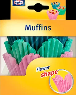 Best muffinform blomst 36 stk Engangsservice
