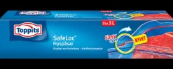 Sale Safeloc frysepose 3 L 15 stk. Husholdningsartikler