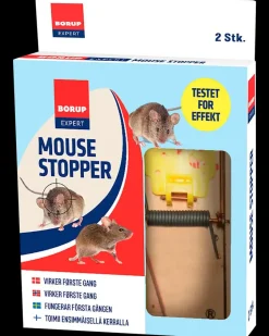 New Træmusefælde - 2 stk Mus- Og Rottefælder