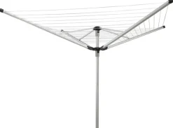 Sale Tørrestativ 4-armet luksus aluminium Tørrestativer Og Tøjklemmer