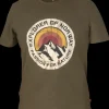 Outlet T-shirt med logo - Grøn T-Shirts Og Skjorter