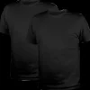 Outlet T-shirt 2-pak sort T-Shirts Og Skjorter