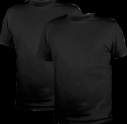 Outlet T-shirt 2-pak sort T-Shirts Og Skjorter