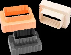 Clearance Udstiksform firkant 3-pak - assorterede farver Køkkenredskaber