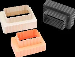 Clearance Udstiksform firkant 3-pak - assorterede farver Køkkenredskaber