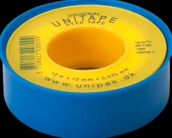 Clearance - Unitape - B. 12 mm x L. 12 meter Øvrige Vvs-Artikler