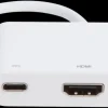 Online USB-C hub USB-A HDMI og USB-C Usb-Kabler