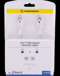 Online Netvækskabel Cat7 5 meter - hvid Netværkskabler Og Tilbehør