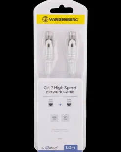 Discount Netværkskabel Cat7 1 meter - hvid Netværkskabler Og Tilbehør