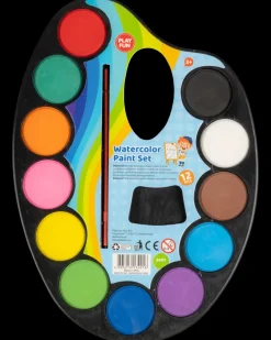 Sale Vandfarvepalette med 12 farver Øvrigt Legetøj