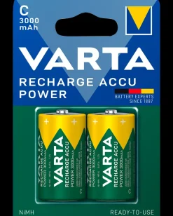 Clearance Genopladelig batteri - C 3000mAh 2-pak Batterier