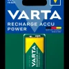 Discount Genopladelig batteri - 9V 200 mAh Batterier