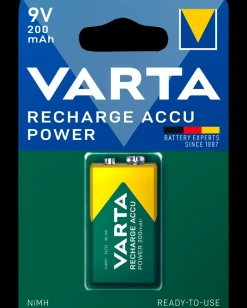Discount Genopladelig batteri - 9V 200 mAh Batterier