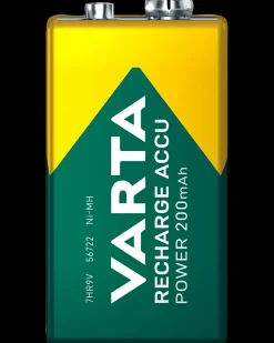 Discount Genopladelig batteri - 9V 200 mAh Batterier