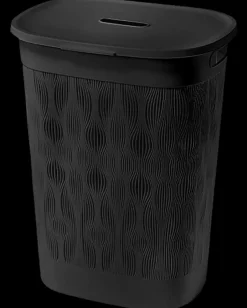 New Vasketøjskurv 55 L - Sort Garderobe Og Opbevaring