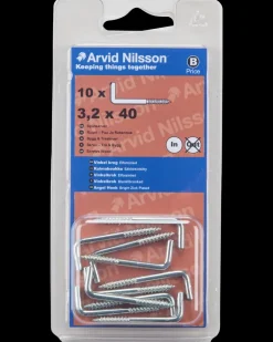Sale Vinkelkrog Ø3,2 x 40 mm 10-pak Kroge Og Ophæng
