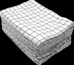 Viskestykke 50x100 cm 8-pak - Hvid Køkkentekstiler