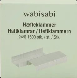 Outlet Hæfteklammer 24/6 - 1500 STK. Kontorartikler
