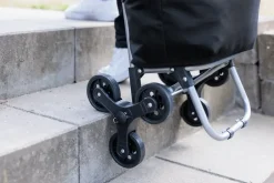 Discount Indkøbstrolley 6 hjul sort Øvrige Hjælpemidler