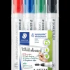 Whiteboardpen 4-pak - 2 mm Kontorartikler