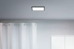 Outlet Loftlampe Panel 30x30cm 12W - sort Loftslamper Og -Pendler