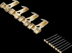 New X-krog dobbelt messing 4-pak Kroge Og Ophæng